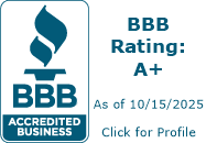 Better Business Bureau A+ Rating
