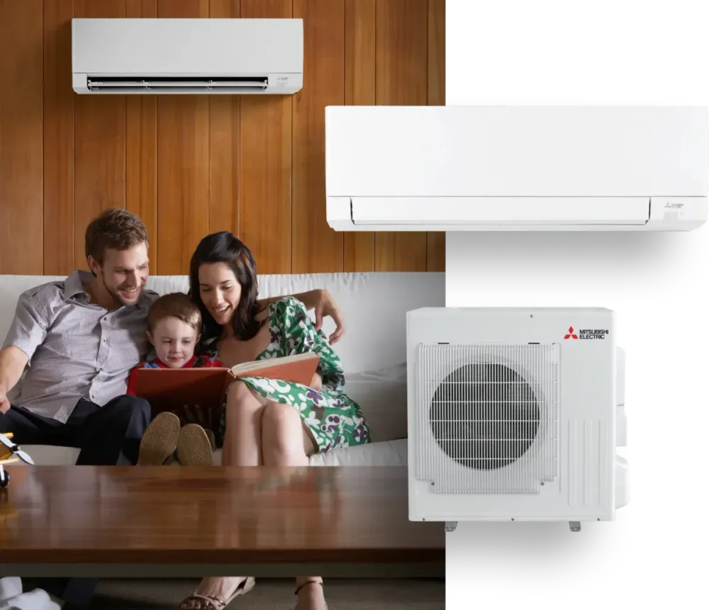 Ductless mini-splits from Mitsubishi Electric